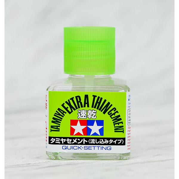 Tamiya Extra Thin Cement Quick 87182 (กาวฝาเขียว) 4950344871827 4950344071784 (Tool)