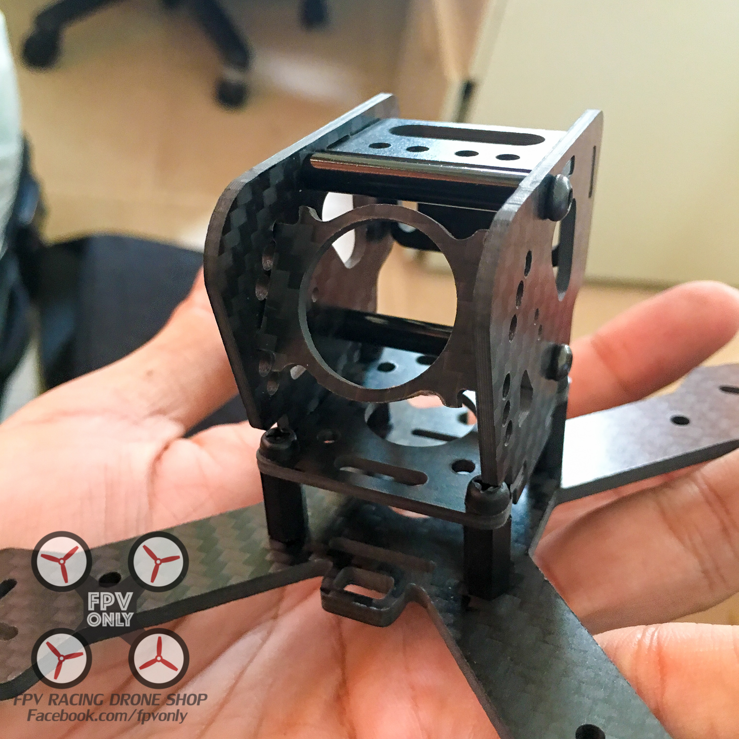 [43] X130 (3K Carbon) Frame FPV racing Drone เฟรมโดรนซิ่ง