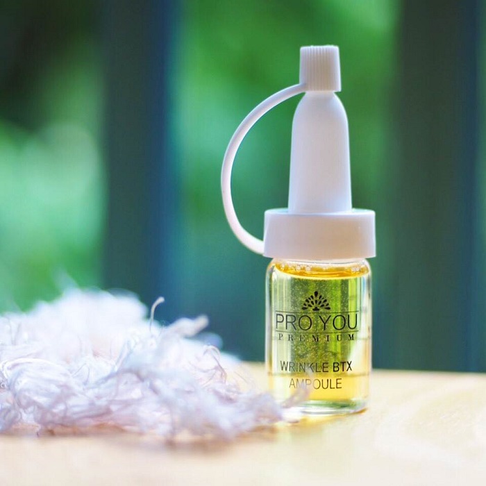 โปรยู ริงเคิล บีทีเอ็ก แอมเพิล Proyou Wrinkle BTX Ampoule 8ml (เซรั่มเข้มข้นที่ช่วยยกกระชับและลดเลือนริ้วรอย ให้ความรู้สึกผิวหน้าตึงและกระชับขึ้น)