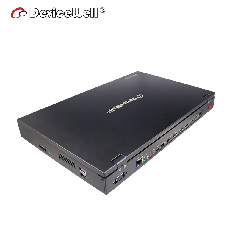 DeviceWell HDS9135: เครื่องสลับสัญญาณวิดีโอ 5 ช่อง พร้อมจอภาพในตัว 15.6 นิ้ว, T-Bar, Audio Faders และฟังก์ชันครบครันสำหรับการผลิต Live สด