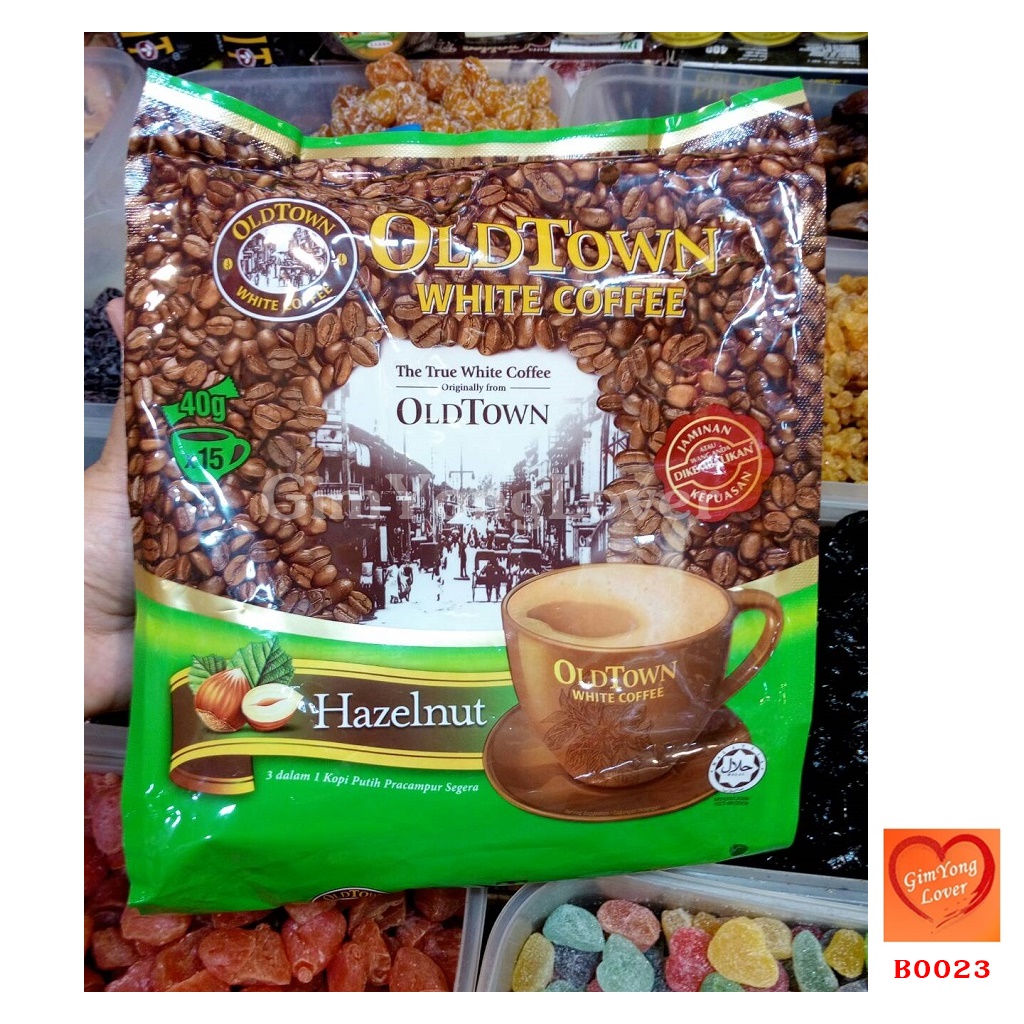โอลด์ทาวน์ กาแฟสำเร็จรูป รสเฮเซลนัท 3in1 (OLDTOWN Hazelnut White Coffee)