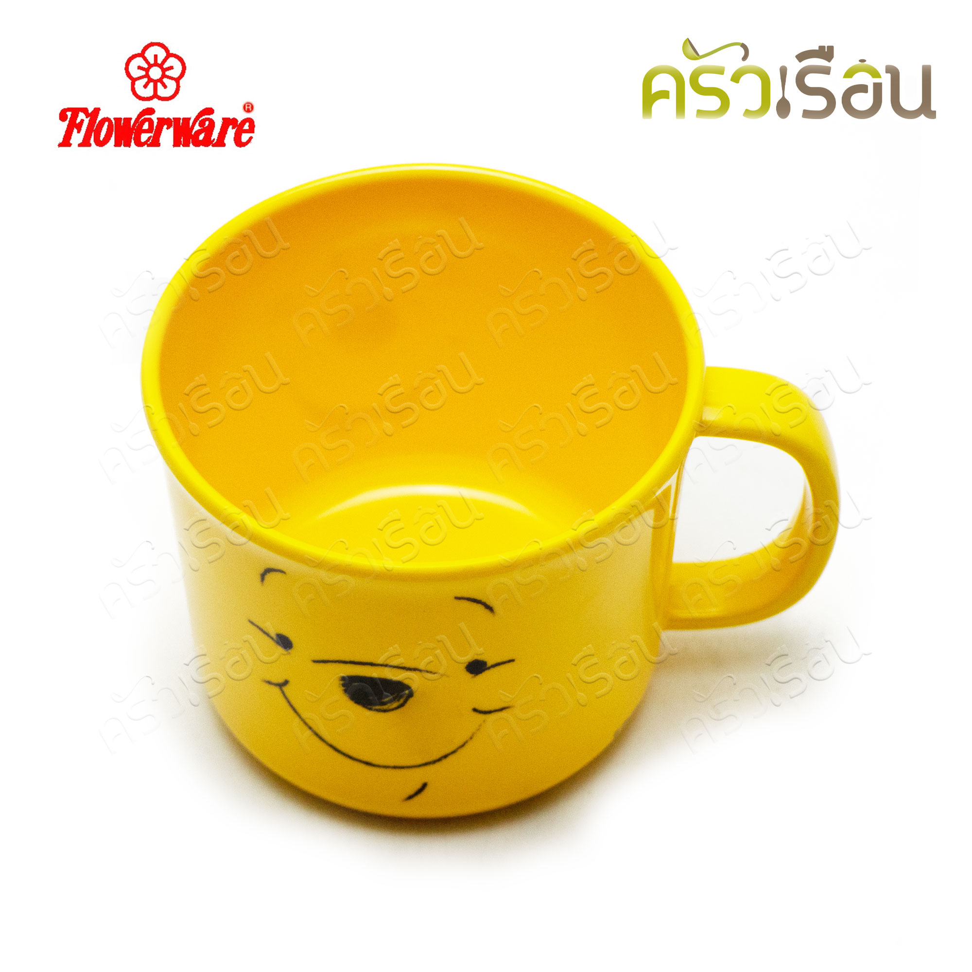 Flowerware แก้วน้ำ มีหู หมีพูห์ 3 นิ้ว สูง 6.8 ซม. ลาย Pooh all about me 1 C2392-3
