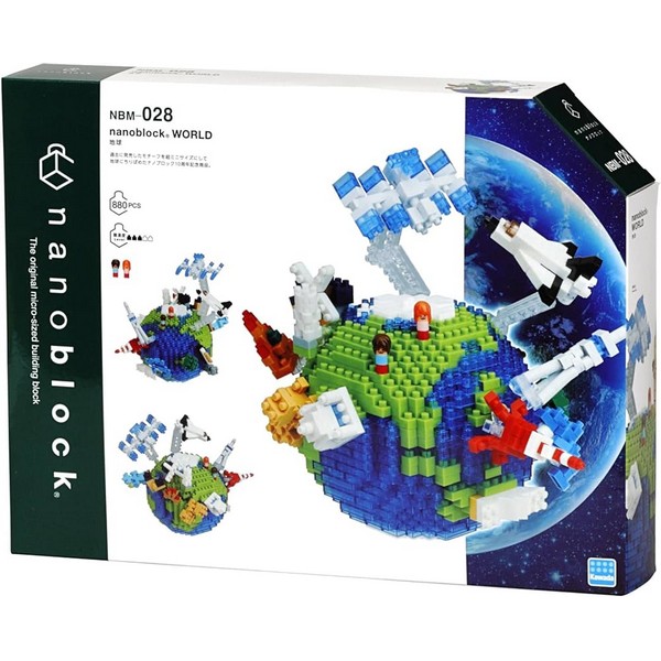 Kawada nanoblock NBM-028 Nanoblock World (Renewal) 4972825218716 (นาโนบล็อค)
