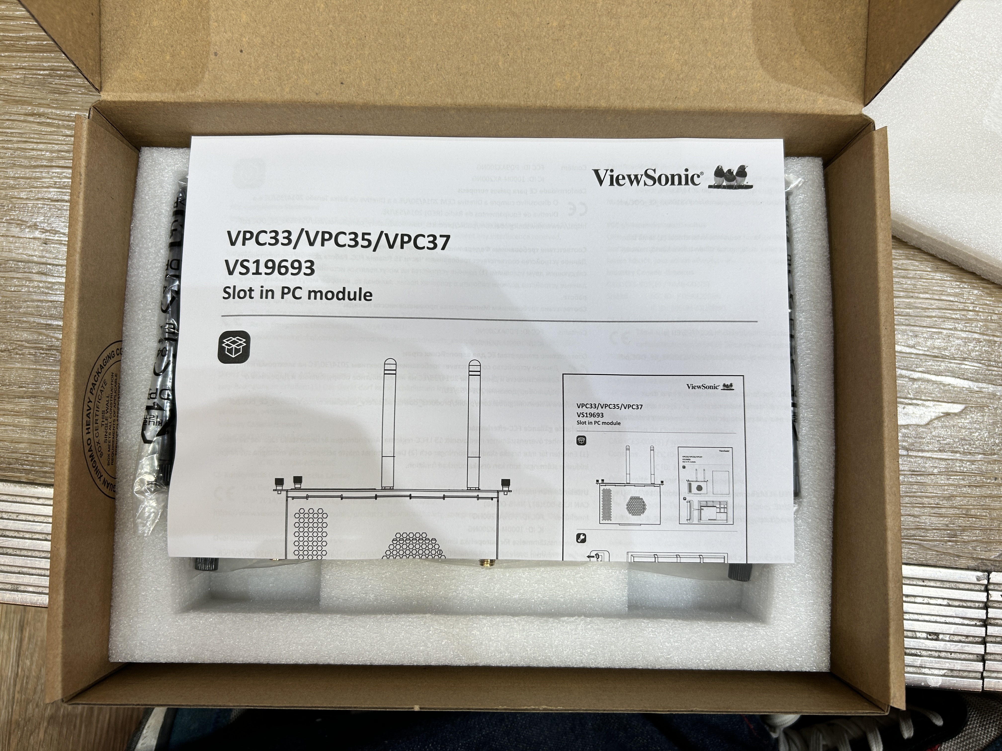 ViewSonic Slot-in PC รุ่น VPC35-W53-G1: คอมพิวเตอร์สลอตอินสำหรับ ViewBoard
