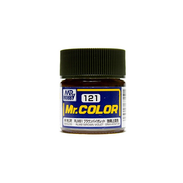 Mr.Color C121 RLM81 Brown Violet Semi-Gloss (10ml) 4973028635591 Mr. Hobby
