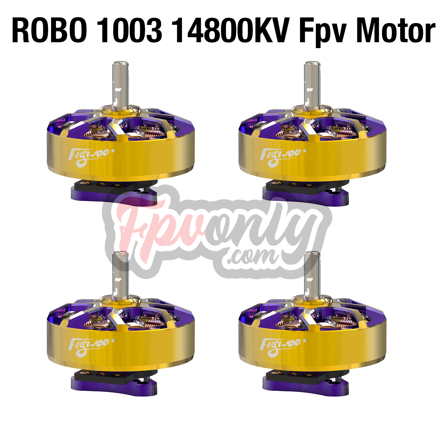 [10-2] 4ลูกต่อชุด flywoo ROBO 1003 14800KV Fpv Motor โดรน Drone ของเล่นวิทยุบังคับ