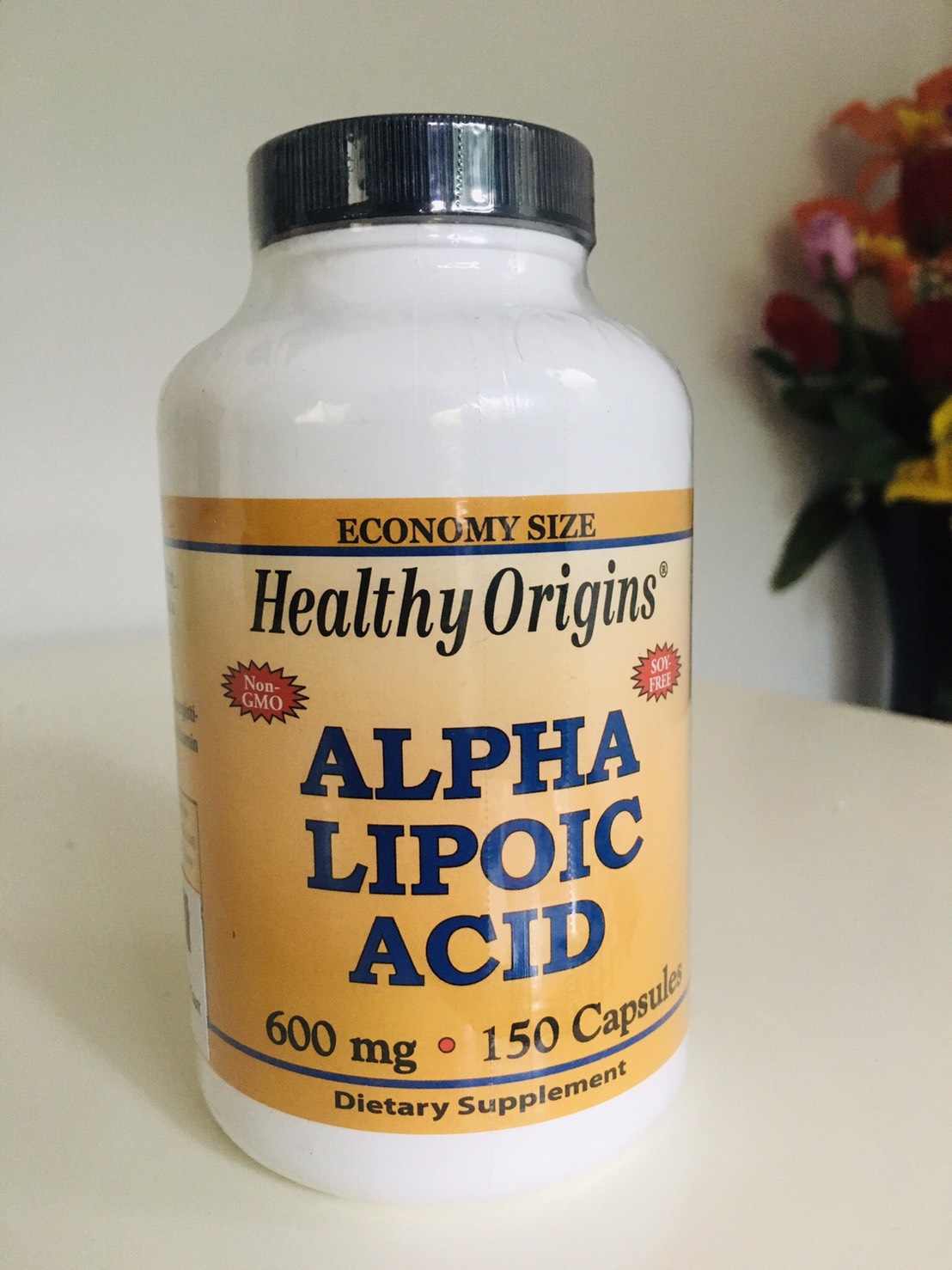 Healthy Origins, Alpha Lipoic Acid, 600 mg, 150 Capsules สารต้านอนุมูลอิสระ
