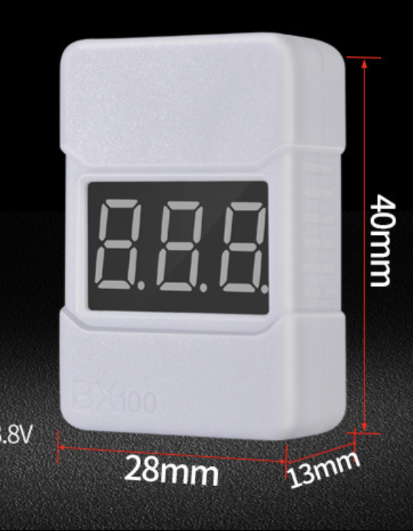 ของแท้ Bx100 batt lipo check and buzzer alarm Voltage Checker เครื่องวัดแบตลิโพ แบตเตอรี่ battery