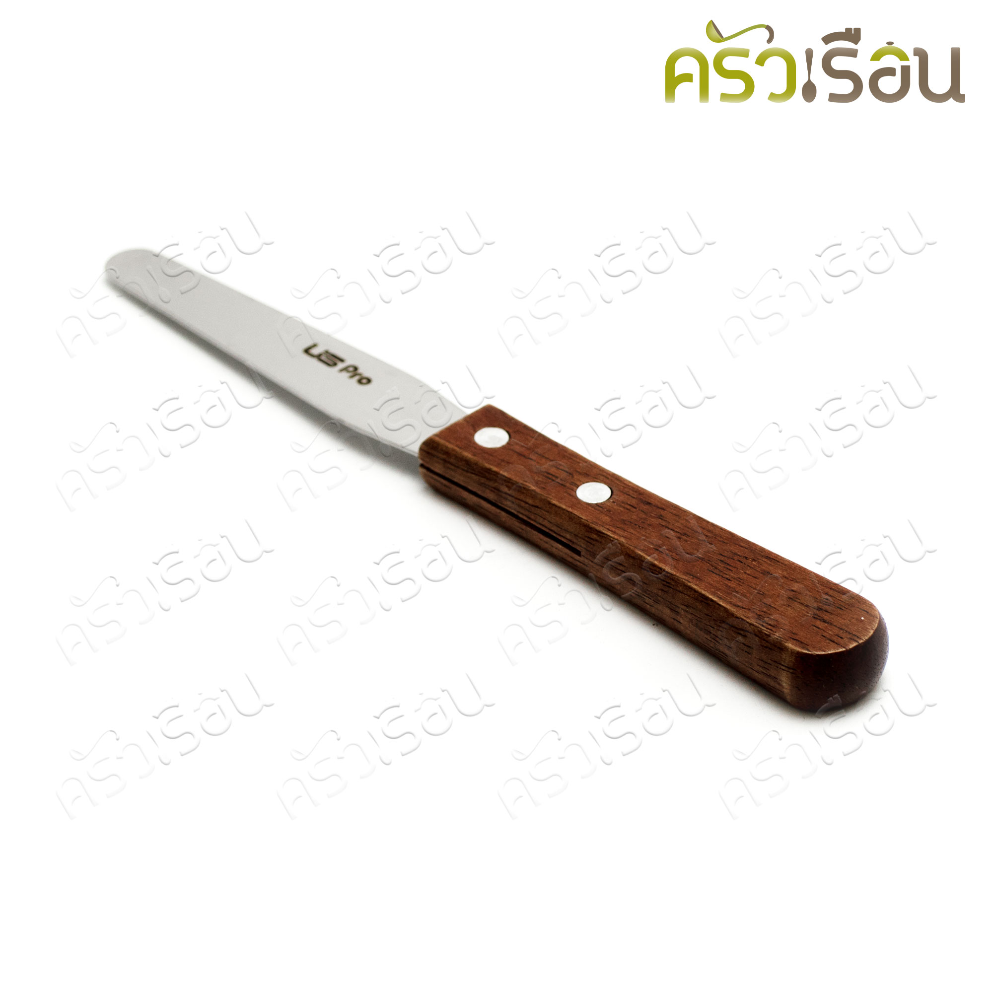 US ที่ปาดหน้าเค้ก 4 นิ้ว ด้ามไม้ LC-24 มีดปาดเนย มีดปาดครีม มีดปาดเค้ก