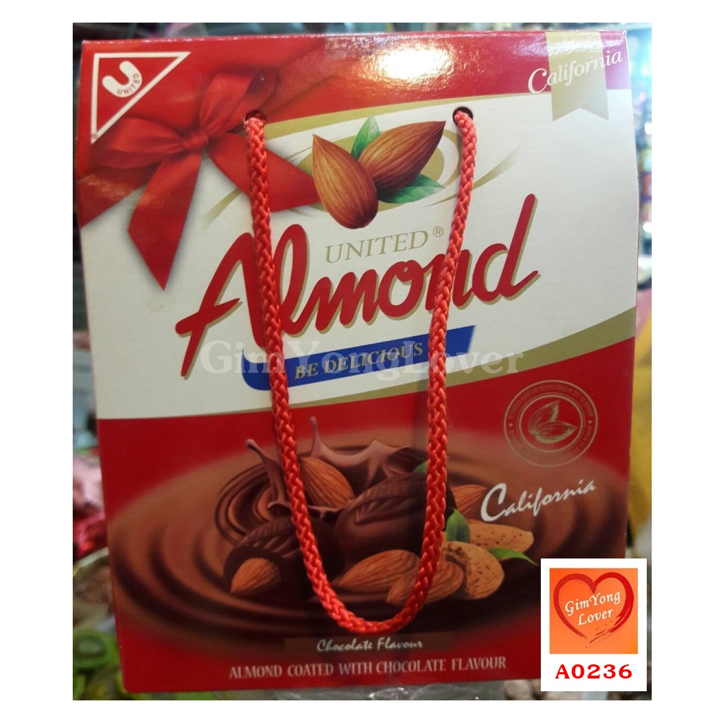 UNITED Almond ช็อคโกแลตสอดไส้อัลมอนต์แบบกล่อง (United Almond Chocolate)