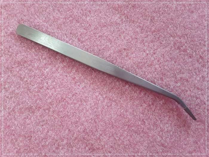 คีมคีบด้ายปลายงอ ตรา D&T