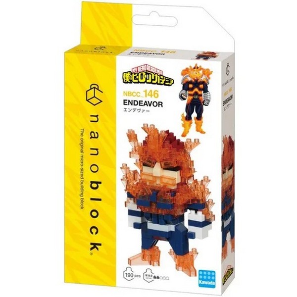 Kawada nanoblock My Hero Academia NBCC_146 Endeavor 4972825225295 (นาโนบล็อค)