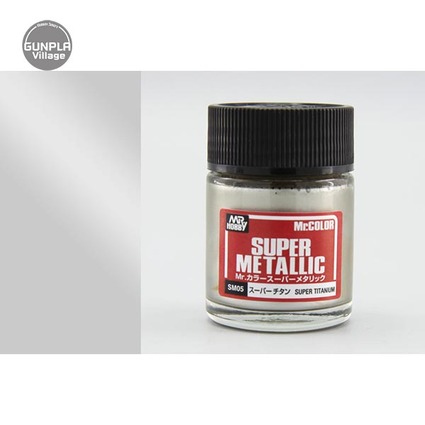 MR.COLOR SUPER MATALLIC SM05 Super Titanium Mr.Super Metallic MR.HOBBY 4973028519464