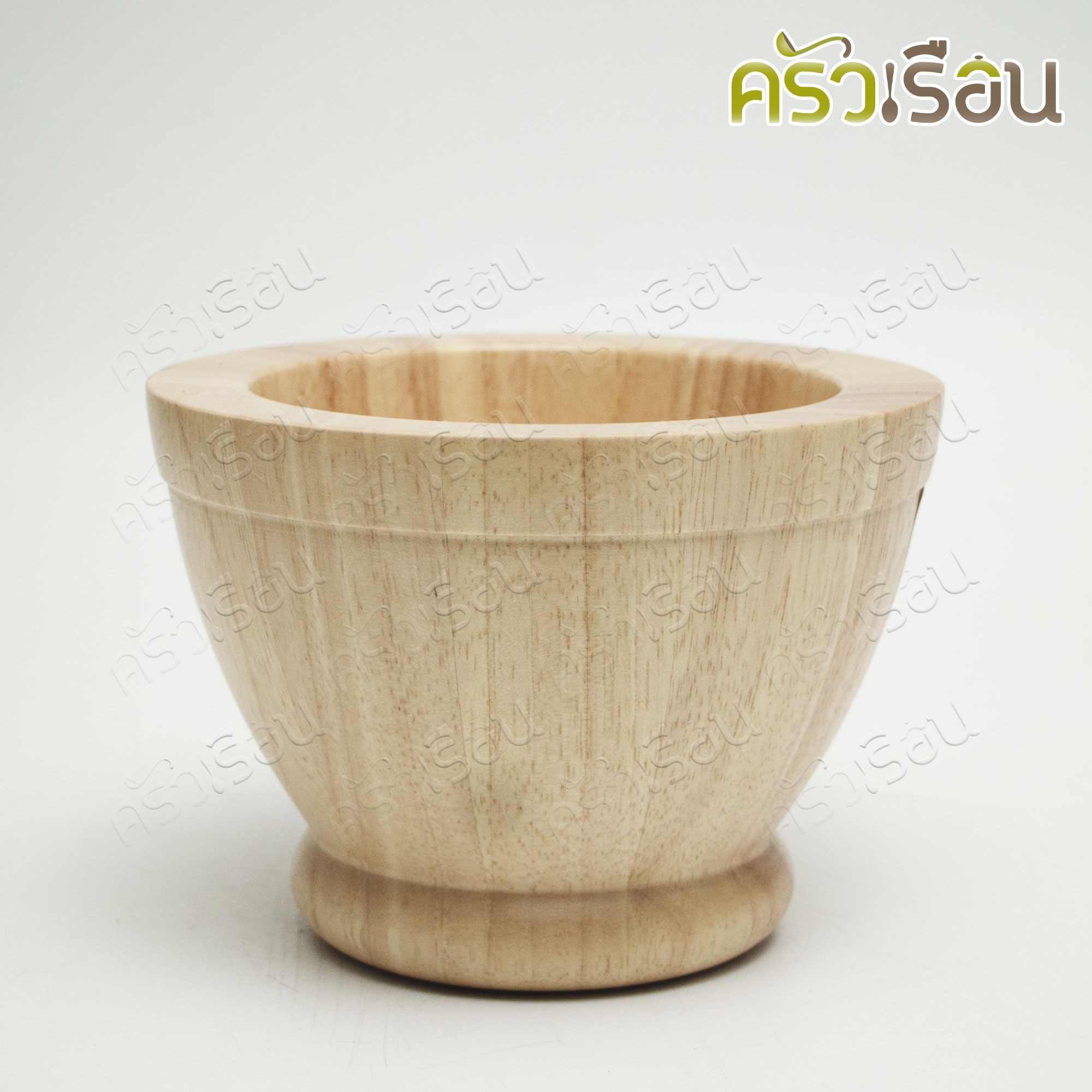 CMG ครกไม้ พร้อมสาก Ø 6 นิ้ว ไม้ยาง