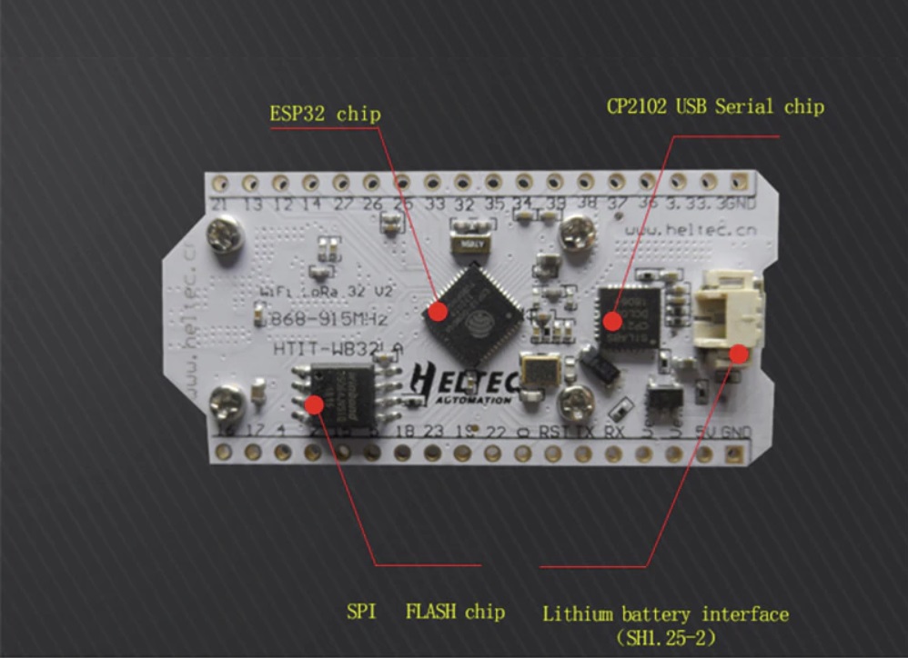 915MHz SX1276 ESP32 LoRa 0.96 Inch Blue OLED Display Bluetooth WIFI Lora Kit 32 V2 Development Board for Arduino