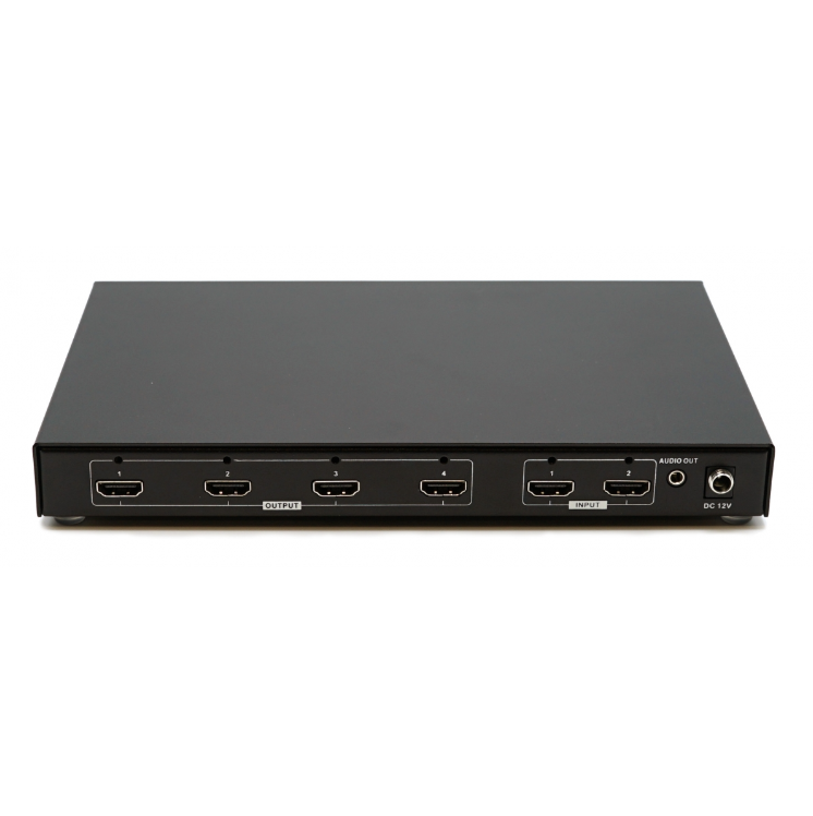 4K 2 IN VIDEO WALL CONTROLLER WITH 4 HDMI OUTPUTS