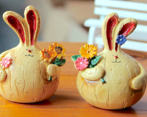 ตุ๊กตากระต่ายอ้วนกลม