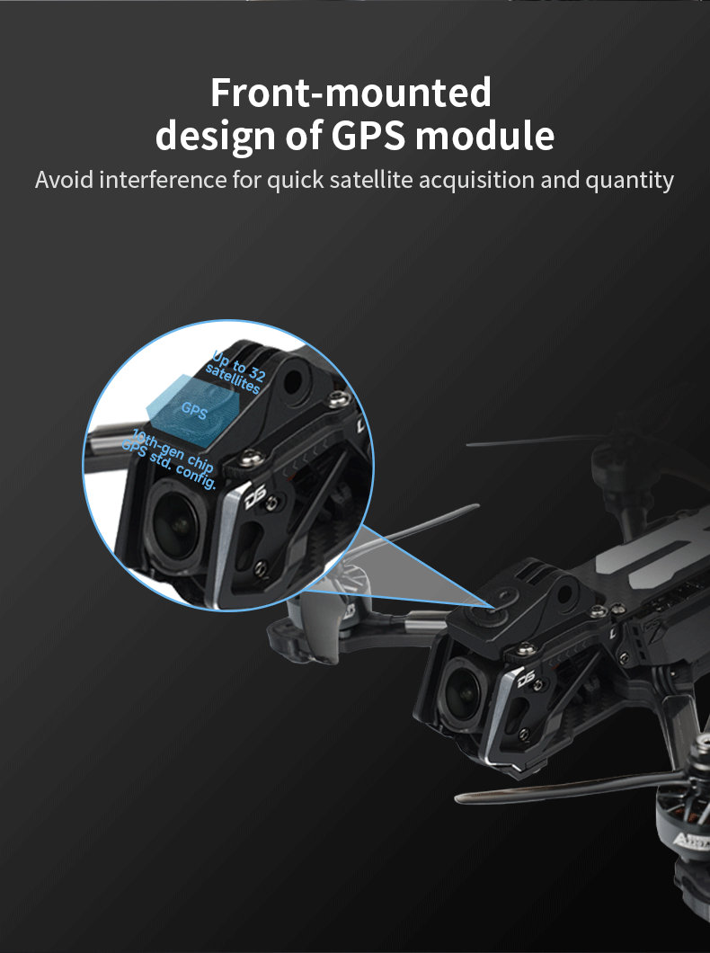 [D5-1] DeepSpace SEEKER5 5inch freestyle FPV Drone DJI O4 PRO with GPS 6S อุปกรณ์โดรน Drone