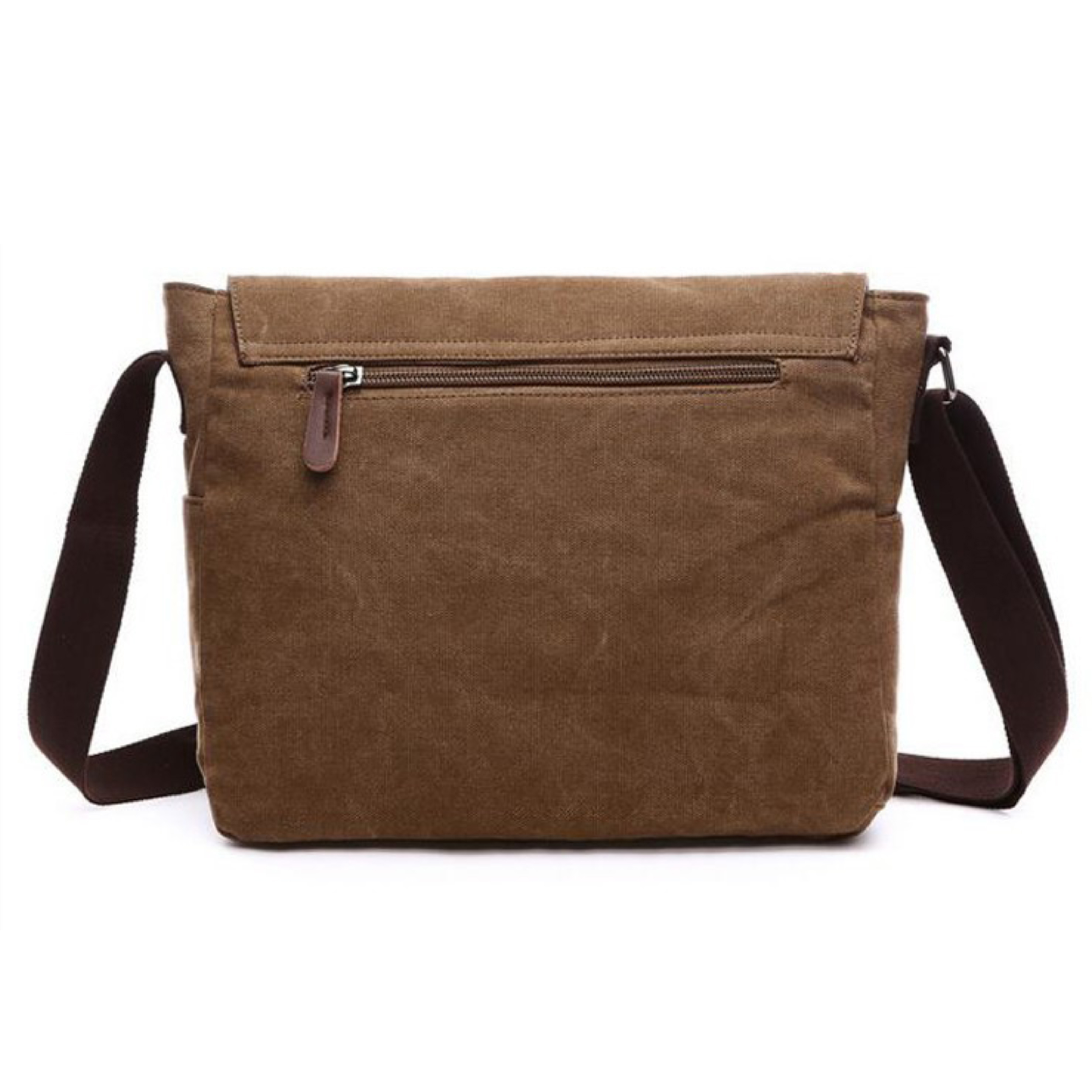 กระเป๋า Vintage สะพายข้าง รุ่น B-105 สีน้ำตาล