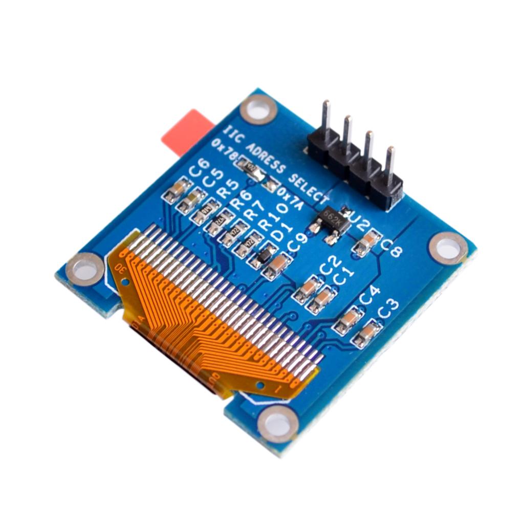 0.96"YELLOW BLUE OLED module 0.96 OLED New 128X64 OLED LCD LED Display Module For Arduino 0.96" SPI Communicate