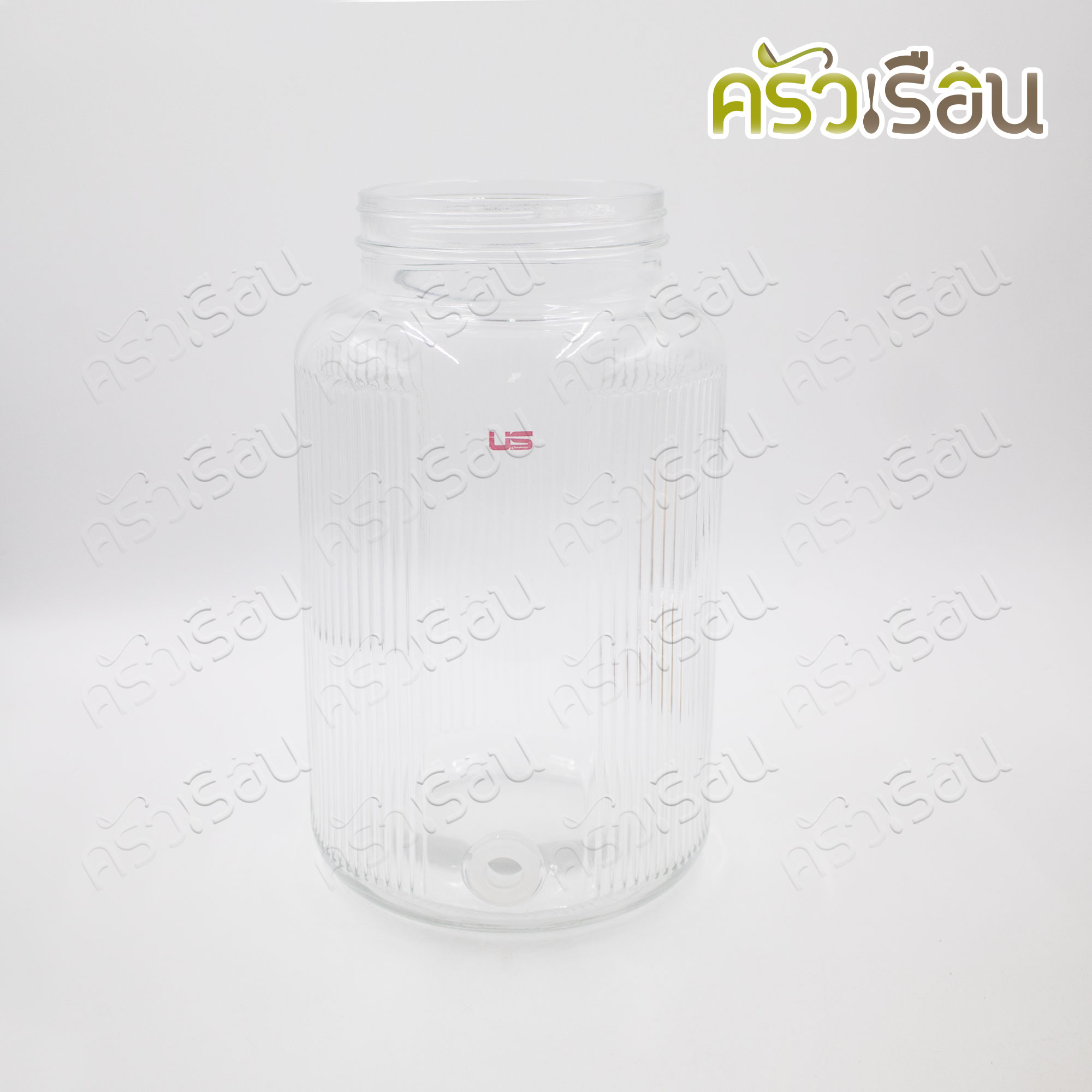 US โหลจ่ายน้ำผลไม้ 6 ลิตร โรสวู้ด พร้อมขาตั้ง HS-166 โหลแก้ว