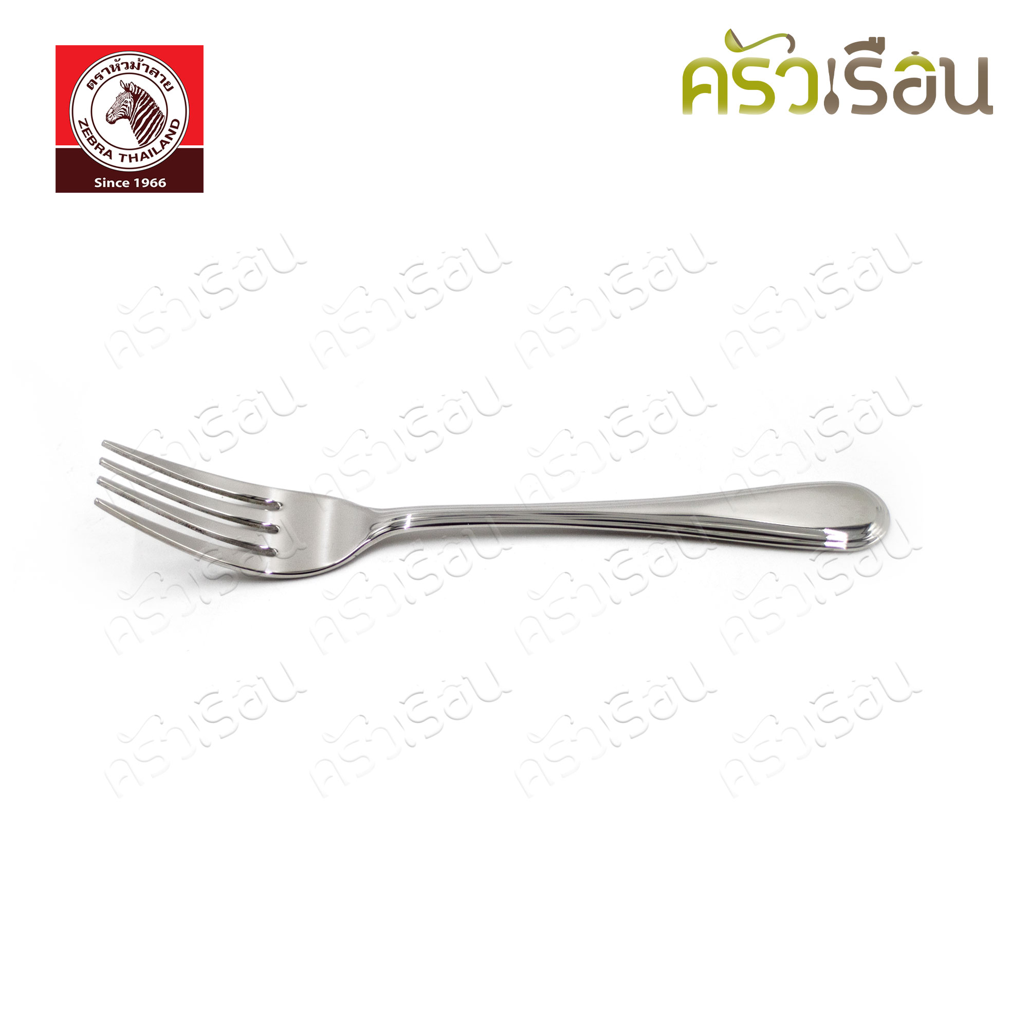 ZEBRA ส้อมขนม 2.0 มม. 2 x 14 ซม. Image ตราหัวม้าลาย 195250 ราคาต่อชิ้น