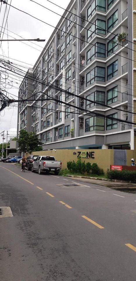 ขายคอนโดเดอโซนแจ้งวัฒนะ23 ชั้น 6 (รหัสทรัพย์2020100) ใกล้ทางด่วน รถไฟฟ้าสายสีชมพู ซอยแจ้งวัฒนะ23 ต.คลองเกลือ ปากเกร็ด จ.นนทบุรี 25.95 ตรม แอร์ ที่จอดรถ เฟอร์นิเจอร์ เครื่องใช้ไฟฟ้า พื้นลามิเนต ฟิตเนส สระว่ายน้ำ