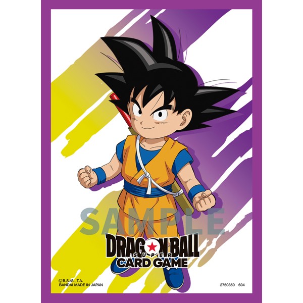 Bandai Dragon Ball Super Card Game Fusion World Official Card Sleeves V.2 Son Goku (Mini) 4582769706646 (การ์ด)