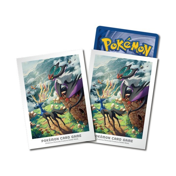 Pokemon TCG Card Sleeves ออนเวิร์นex และ เซอเนียสex (9433516) ซองใส่การ์ด (64 ซอง) 4521329433516 (การ์ดโปเกมอน)