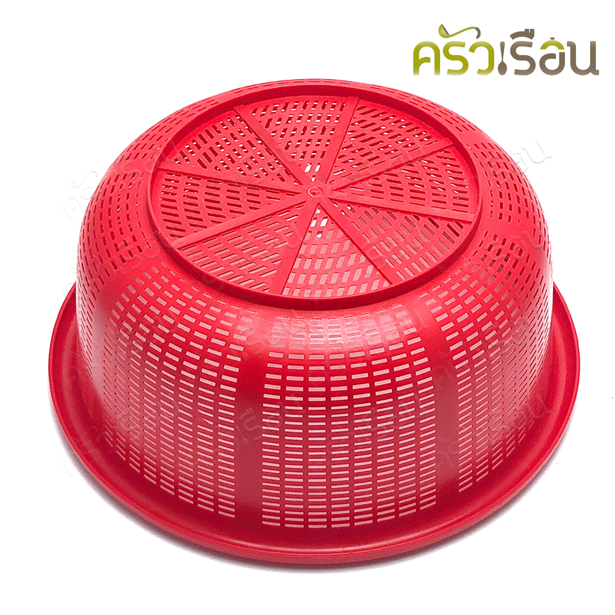 Sahachai ตะกร้าล้างผัก พลาสติก 28 x 12 ซม. No.1928 สหชัย [ราคาต่อใบ คละสี] ตะกร้า กระจาด ตะแกรงกลม