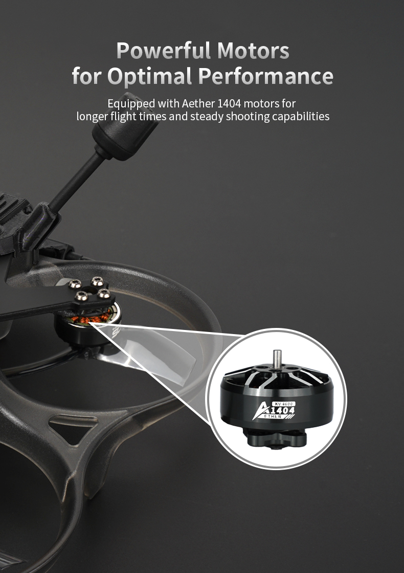 [D25-3] DeepSpace Stellar 25 2.5inch Drone HD O4 PRO Version FPV Drone Quadcopter with Aether 1404 Motor