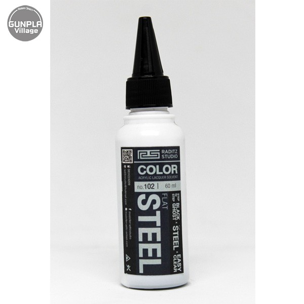 Raditz Studio RS 102S Flat Steel 60 ml (General Effect) RS102SFS60 8858878601028 (สี)