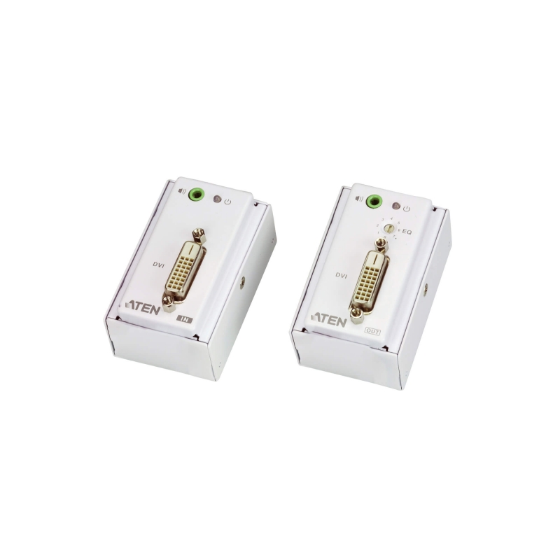 DVI/AUDIO CAT 5 EXTENDER WITH MK WALL PLATE