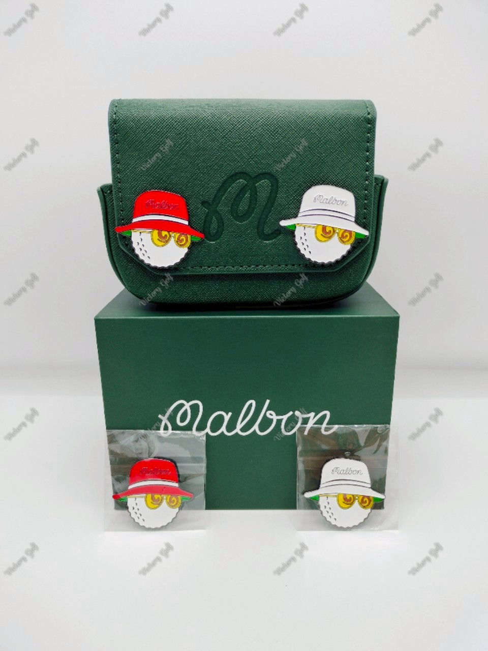 กระเป๋าเก็บลูกกอล์ฟ Malbon Golf Dark Green Color