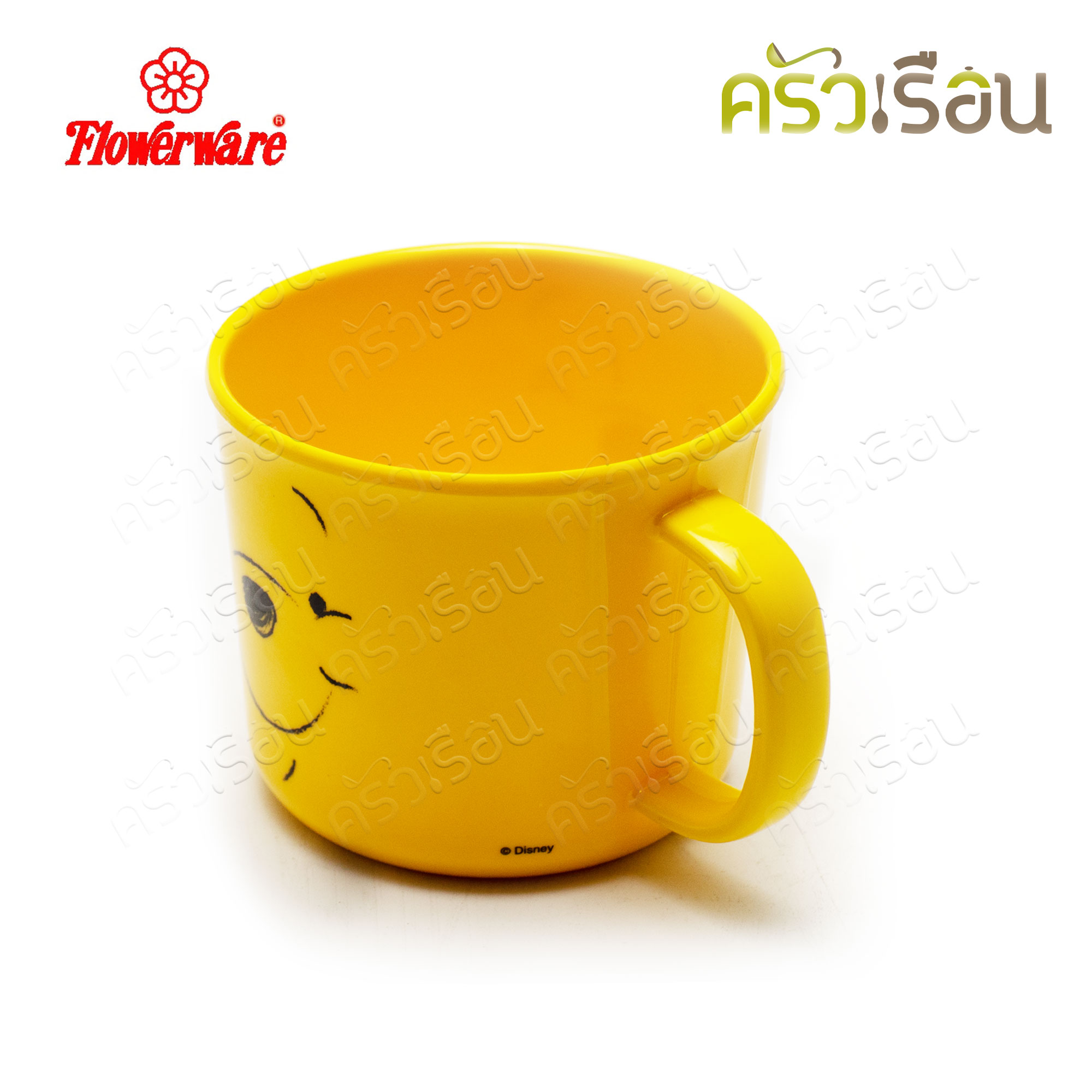 Flowerware แก้วน้ำ มีหู หมีพูห์ 3 นิ้ว สูง 6.8 ซม. ลาย Pooh all about me 1 C2392-3