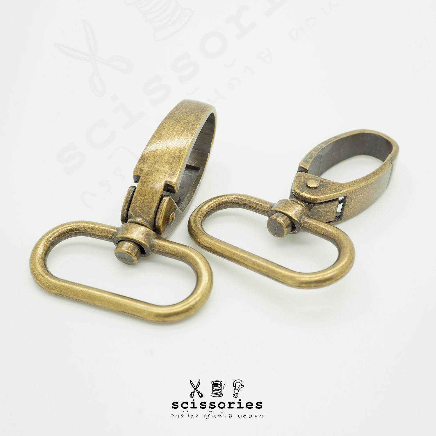 คอหมา 1.2 in สีเหลืองดำ/2 ตัว