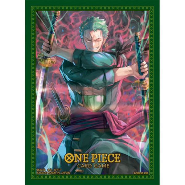 Bandai One Piece Card Game Sleeves Vol.11 Roronoa Zoro 4582769796869 (การ์ดวันพีช)