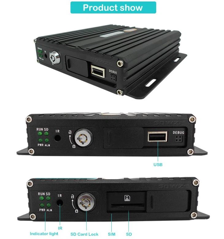 SOWZE SW-MAVR9504HG-4GE GPS+4G 4CH 1080P SD MDVR