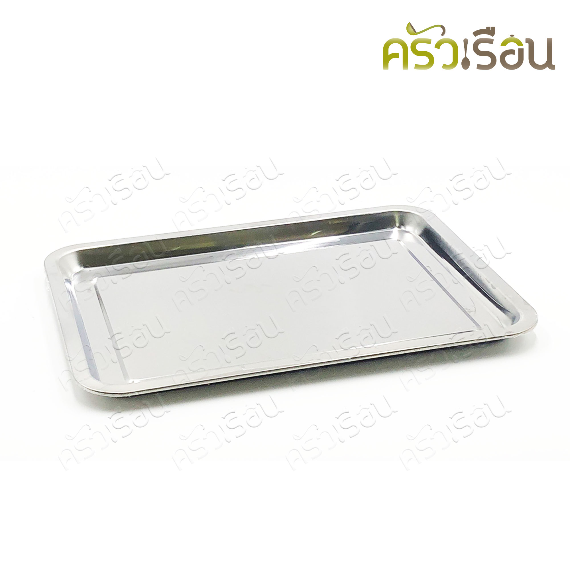 FOFO ถาดเสิร์ฟ สเตนเลส 40 x 30 x 2 ซม. ตราโฟโฟ ถาดอาหาร ถาดใส่อาหาร ถาดบุบเฟ่ ถาดข้าวแกง