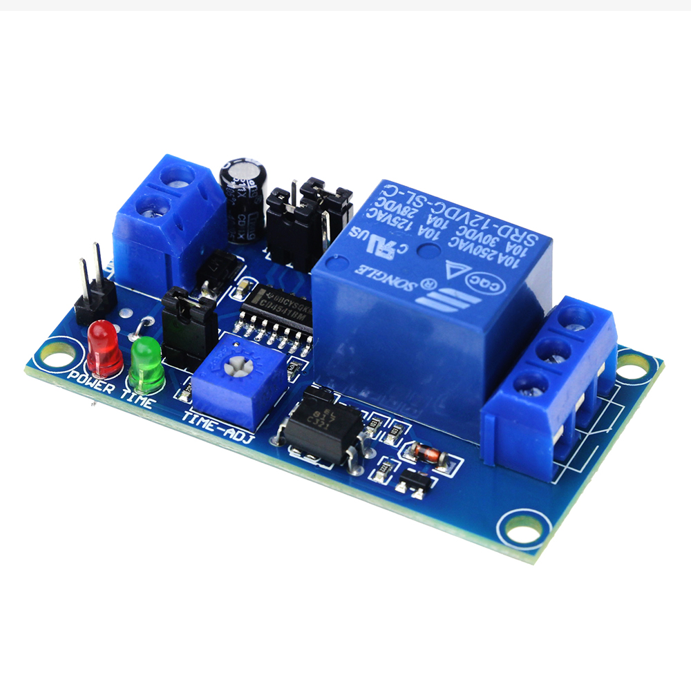 Smart Electronics DC 12V Delay Relay with Timer Delay Adjustment Potentiometer Turn On/Off Switch Module