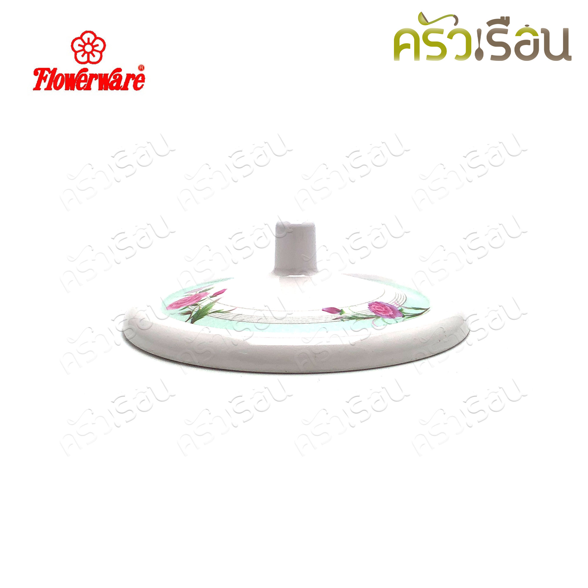 Flowerware [ราคาต่อใบ] ฝาครอบแก้ว ลายดอกไม้ ขนาด 3.5 นิ้ว L327-3.5 ฝาครอบถ้วยน้ำ ฝา แก้วน้ำ ฝาแก้วน้ำ ฝาถ้วยน้ำ ลายดอกไม้