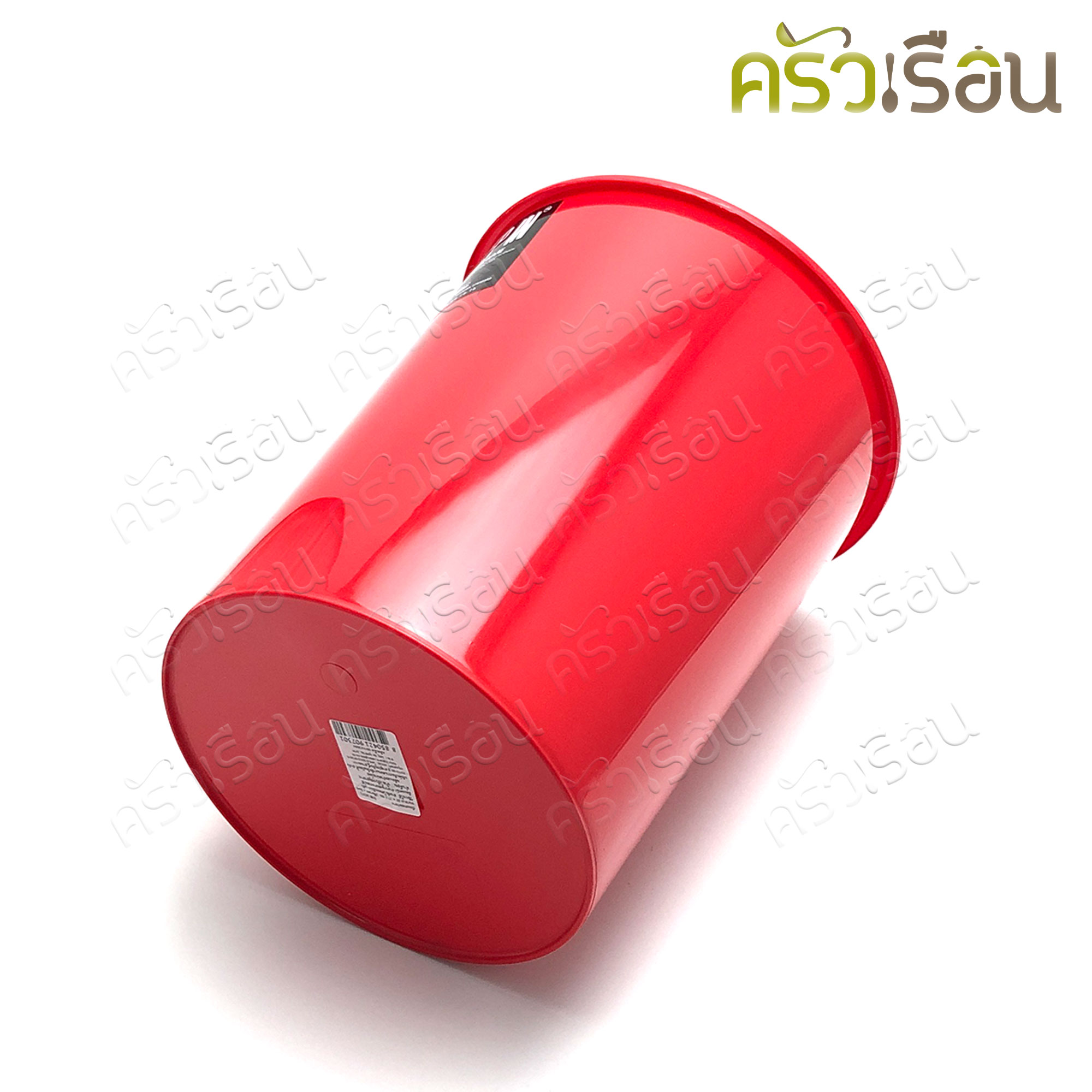 Reangwa Standard [ ราคาต่อใบ ] ถังผง กลม กลาง 8 ลิตร 22 x 27 ซม. RW9073 คละสี สีอาจเหมือนหรือต่างจากภาพ เลือกสีไม่ได้ ถังขยะ ทางสูง ถังไม่มีฝา