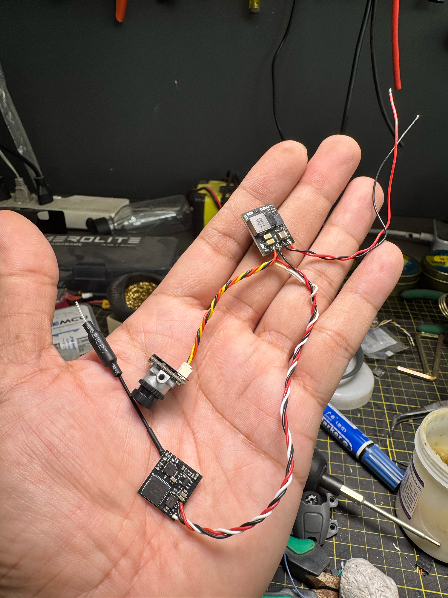 FPV KIT SET ชุดส่งรับภาพ ไร้สายสำหรับงาน DIY หุ่นยนต์ เครื่องบิน เรือ รถบังคับวิทยุ งานของเล่นงานวิจัยต่างๆ ประกอบง่าย