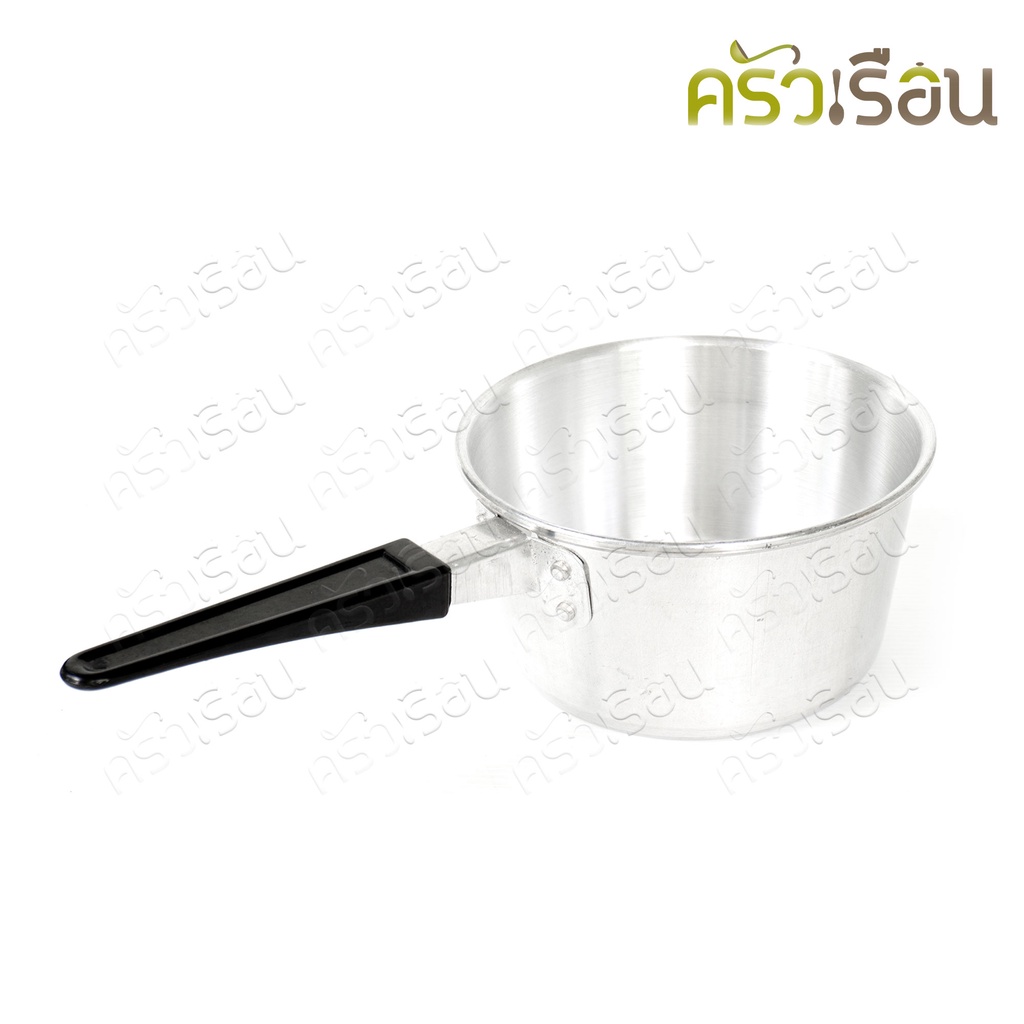 ตราร่ม หม้อด้าม อลูมิเนียม ราคาต่อใบ ตามขนาดที่เลือก หม้อ หม้อโจ๊ก หม้ออุ่น หม้อหาง หม้อต้ม