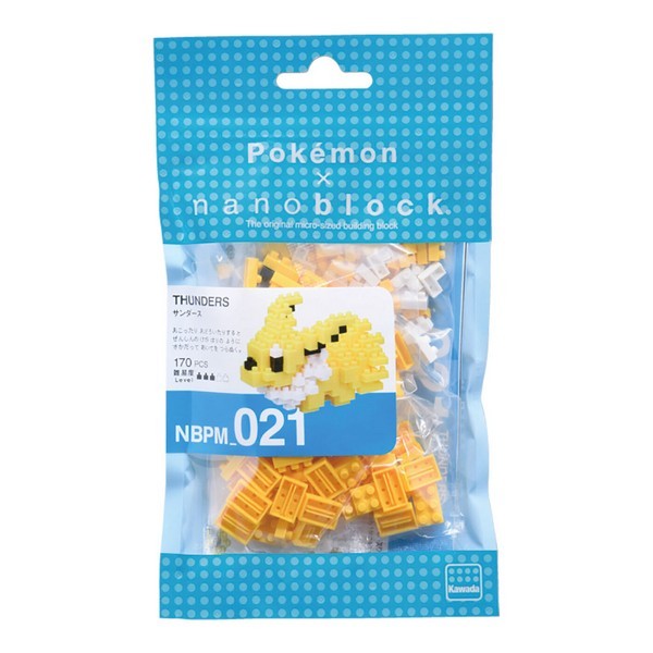 Kawada nanoblock NBPM_021 Thunders (Jolteon) 4972825204344 (นาโนบล็อค)