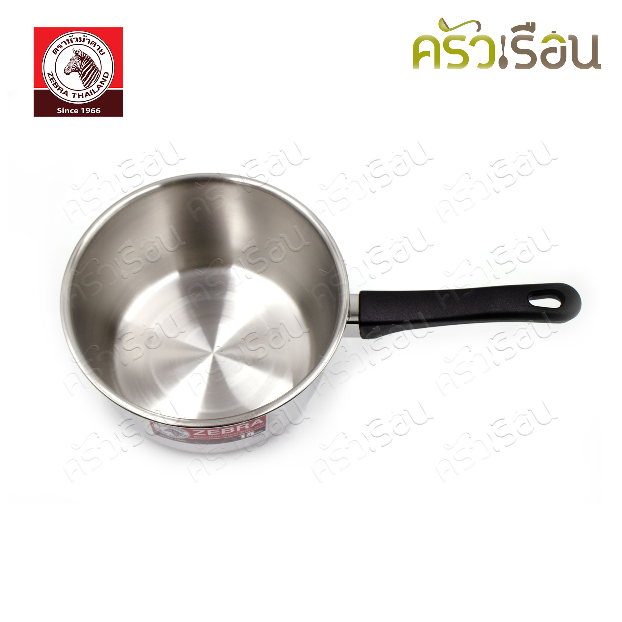 ZEBRA Tiger handle pot 18 cm. Capacity 2.5 liters Zebra head 166204 Warming pot, boiling pot, tail pot, Zebra pot, pot