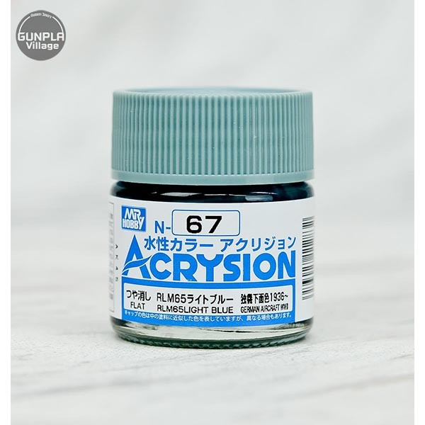 MR.ACRYSION COLOR N-67 RLM65 LIGHT BLUE Mr.hobby 4973028112832
