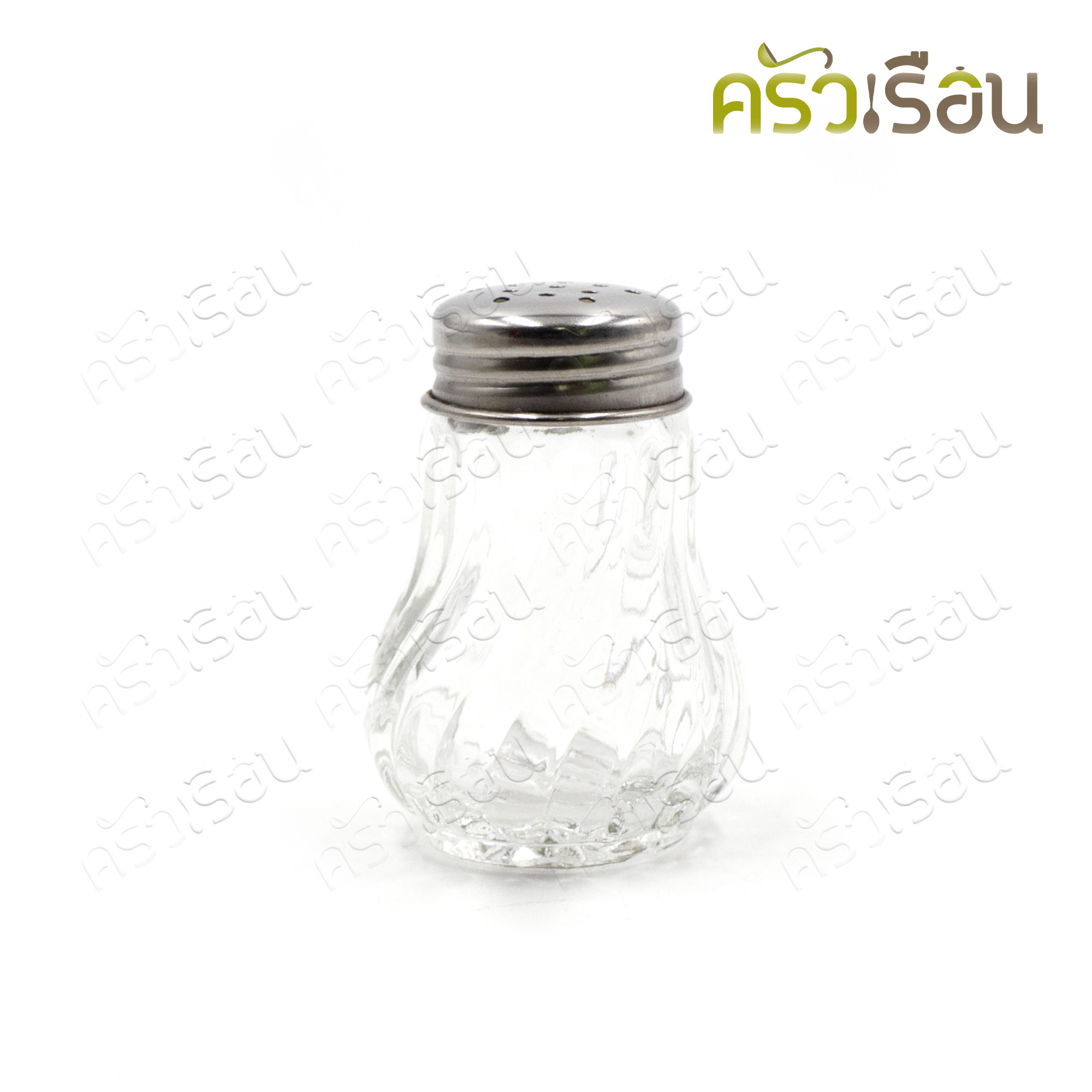 US ขวดพริกไทย เล็ก 2 ออนซ์ ฝาสเตนเลส 3 x 5.5 ซม PE-010