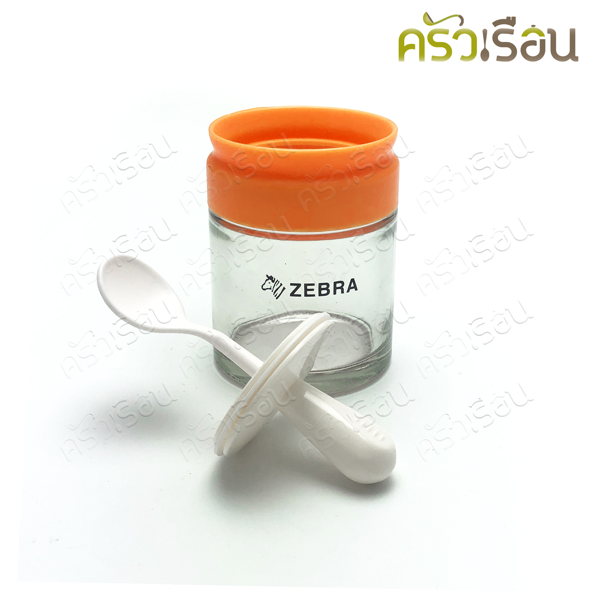 [ ตัวโชว์ ] Zebra ชุดโถแก้วเครื่องปรุง 3 ชิ้น พร้อมตะกร้า ตราหัวม้าลาย 110271 พวงพริก ชุดเครื่องปรุง ที่ใส่เครื่องปรุง พวงเครื่องปรุง