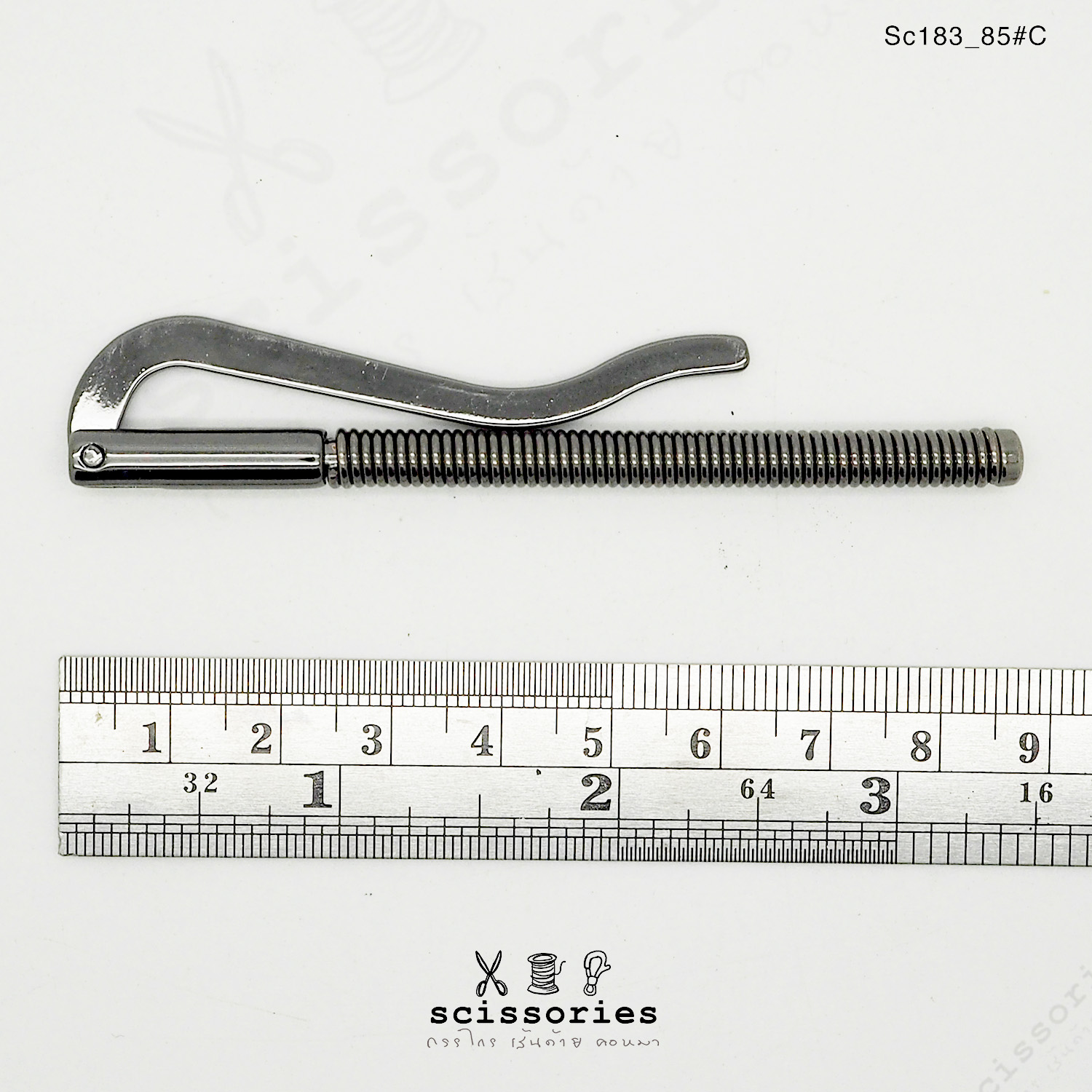 ตัวหนีบแบงค์ 8.5 cm สีดำ/2 ตัว